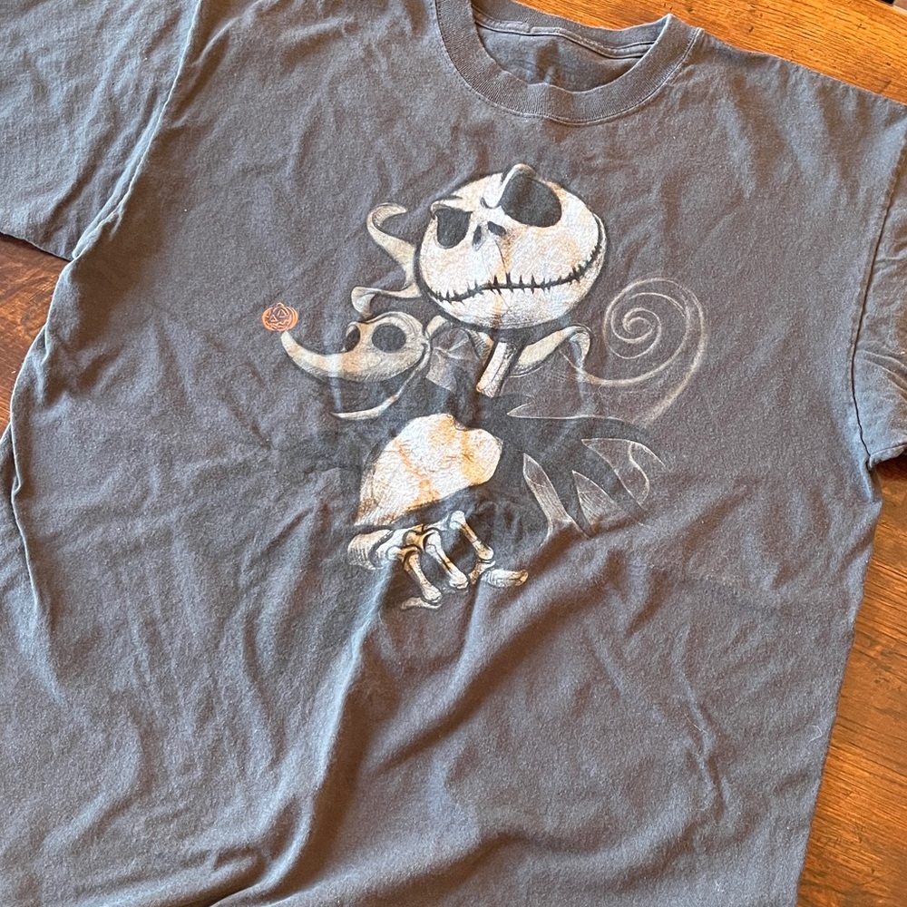 Gray Nightmare Before Christmas t-shirt, large